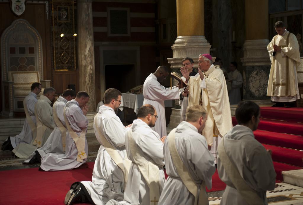 Archbishop Vincent Nichols ordains eight new priests of the Diocese