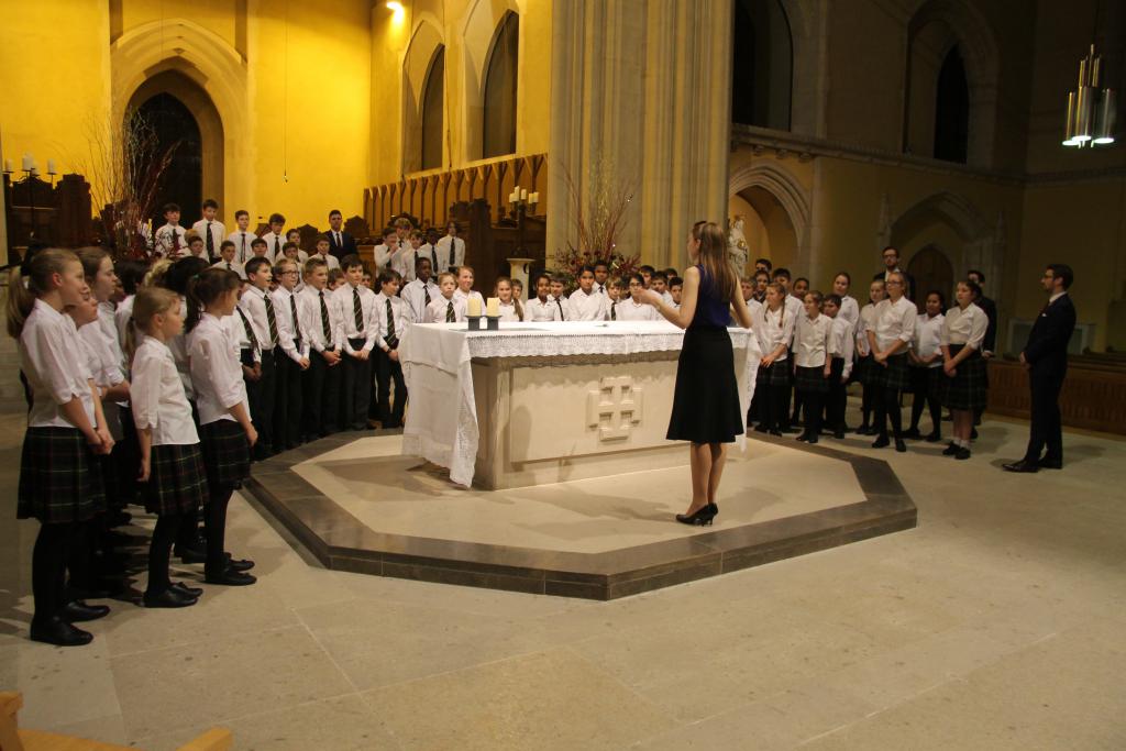 Voces 8 with St Benedict's Year 7 choir
