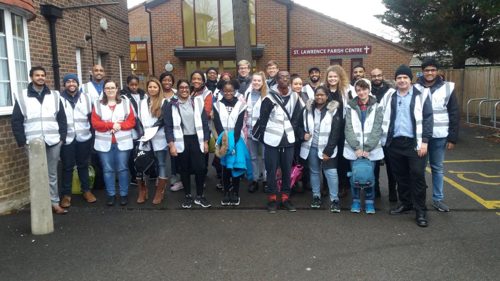 Feltham youth carry out the works of Christian mercy