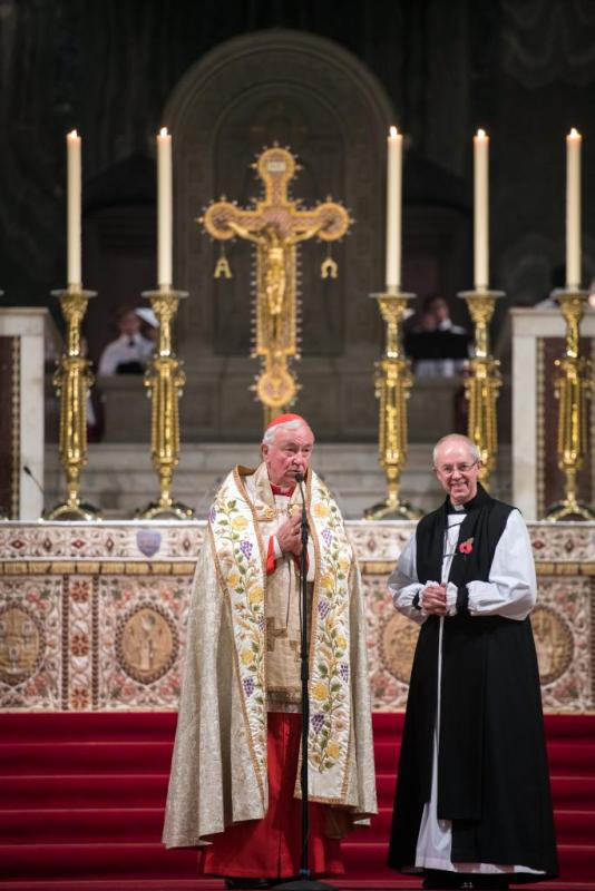 Archbishop of Canterbury preaches at Westminster Cathedral for closing of the Door of Mercy