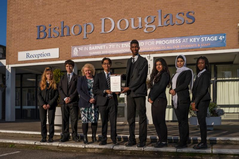 Bishop Douglass Catholic School recognised by Mayor of London for second year running