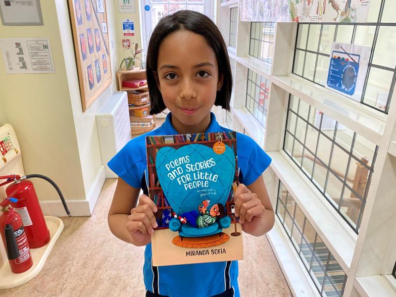 Year 4 pupil publishes her first book