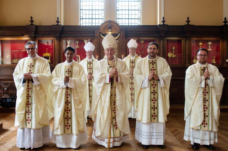 Cardinal celebrates ordination Mass of four new priests
