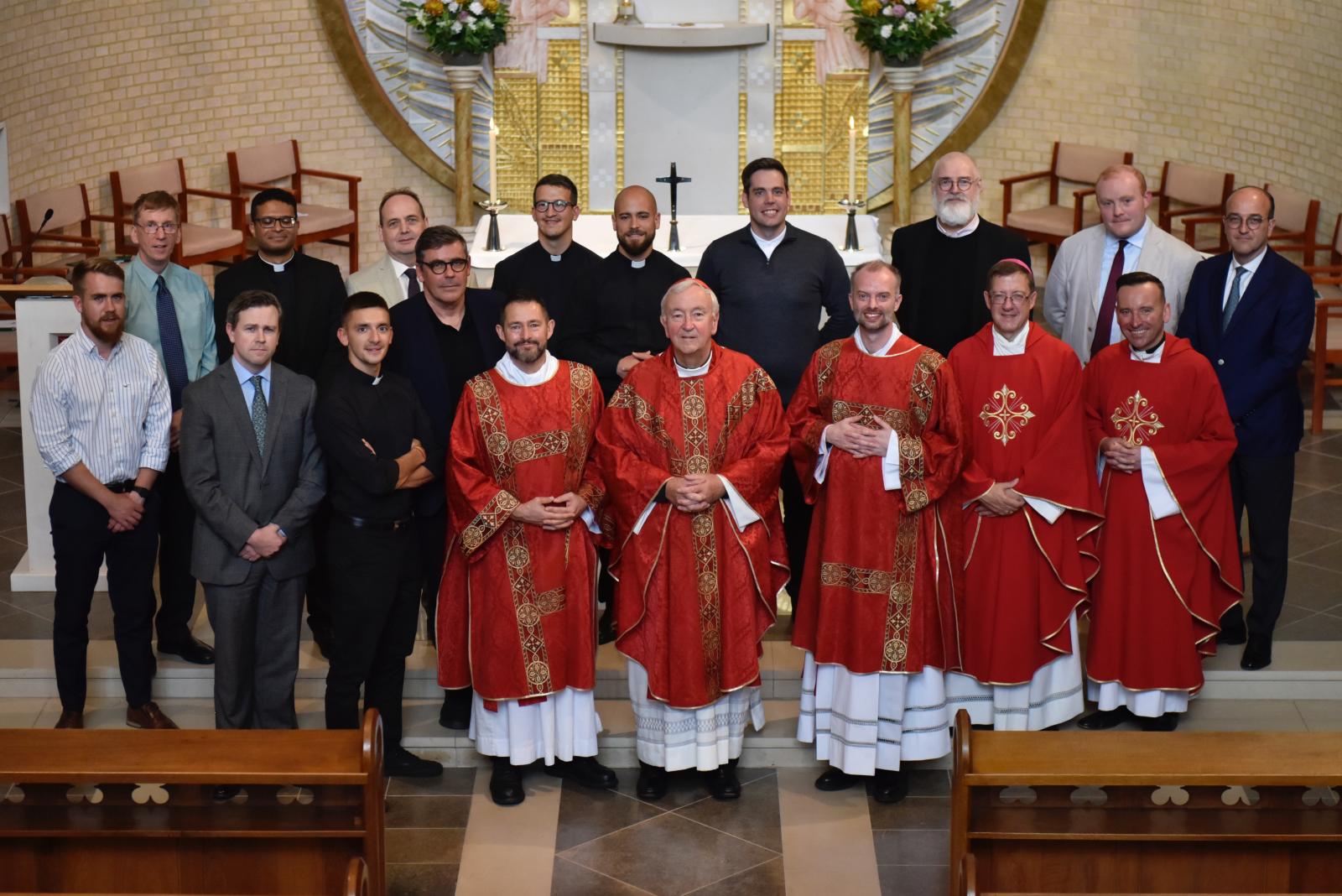 Westminster seminarians mark the start of the new academic year - Diocese of Westminster
