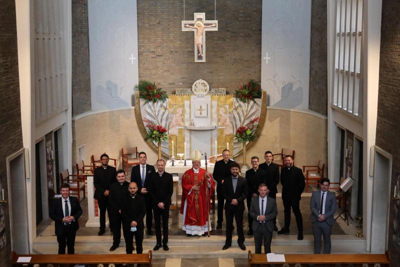 Seminarians receive ministries of Lector, Acolyte and admission to Candidacy