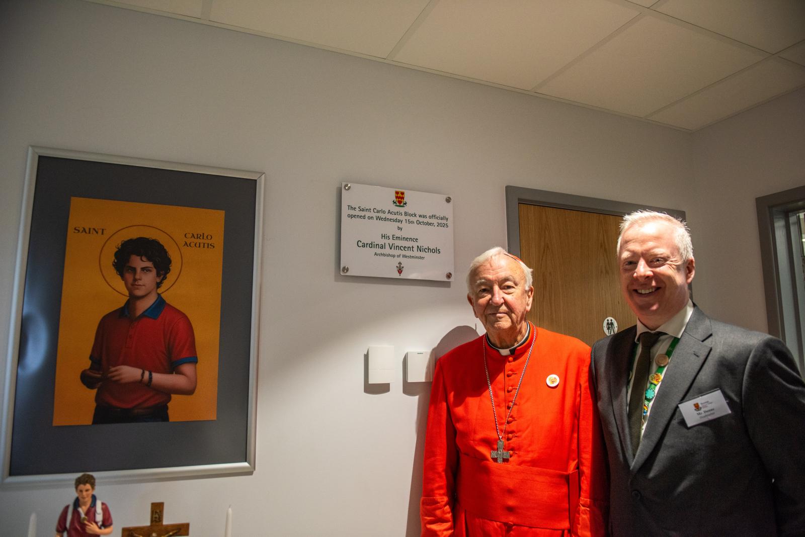 Cardinal opens new ‘St Carlo Acutis Block’ at Newman Catholic College