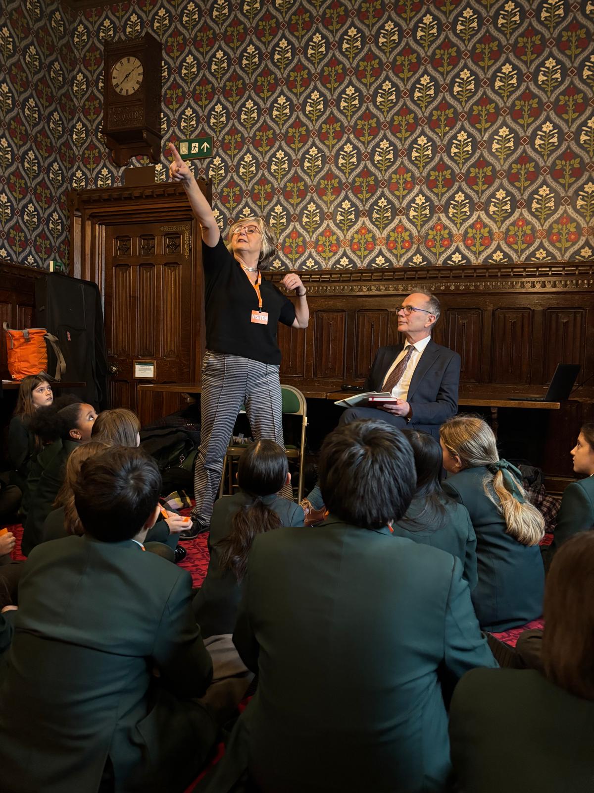 St Joseph’s Primary School Pupils Visit Parliament for Arts Education Reception