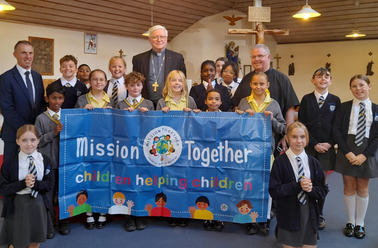 Primary School Pupils Joined by Bishop Jim for the Mission Together Mass