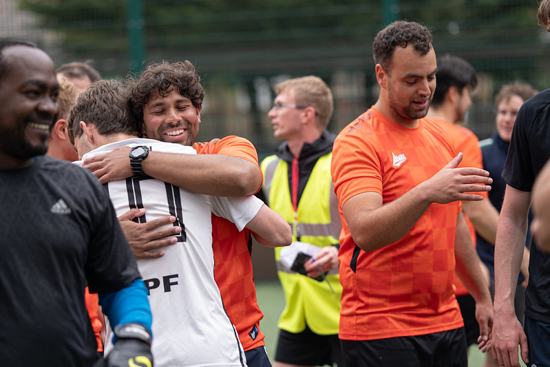 Leading the Church onto the pitch